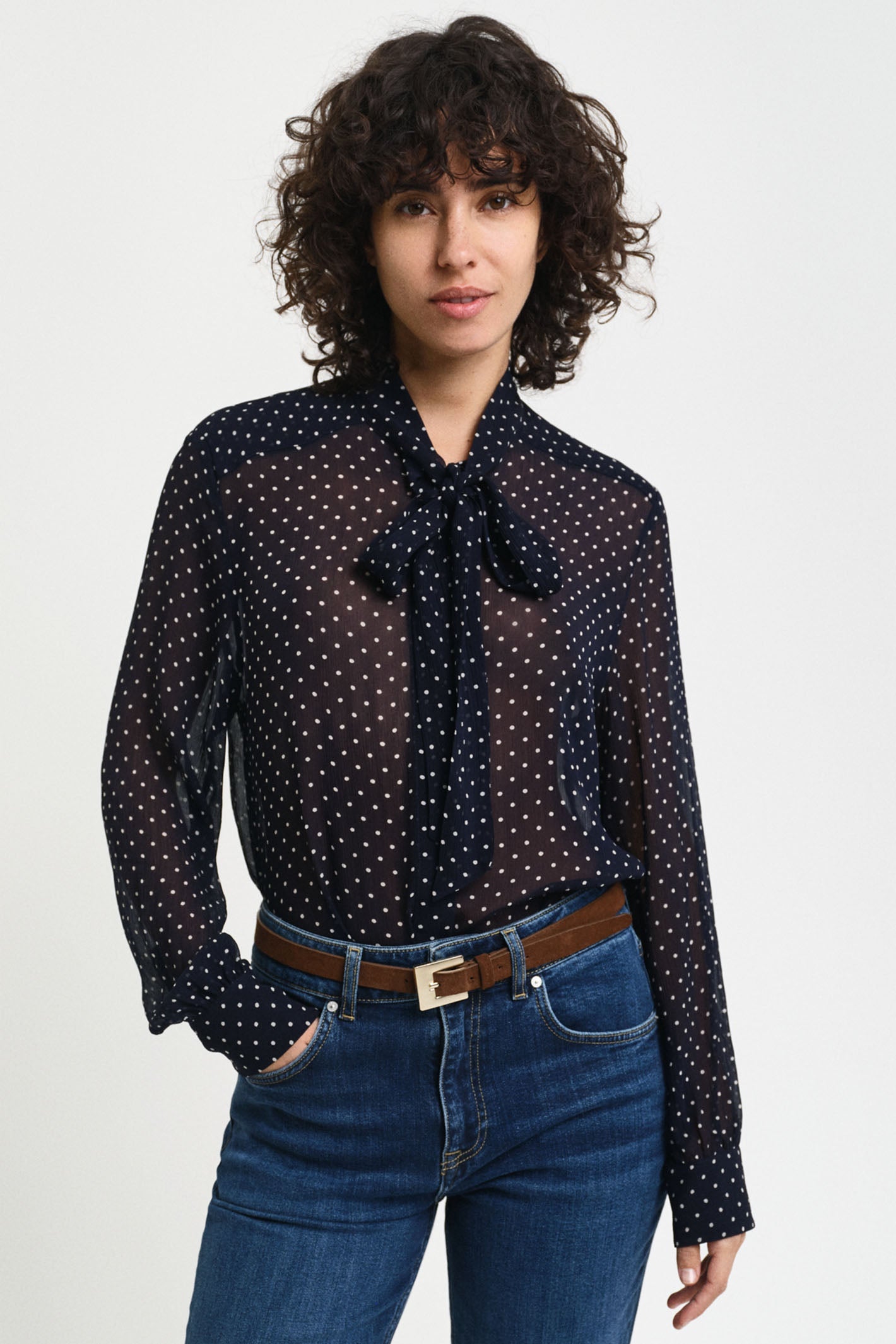 TOP HAUT T- SHIRT FEMME TAILLE 2 ARMAND THIERY ROUGE ET BLANC