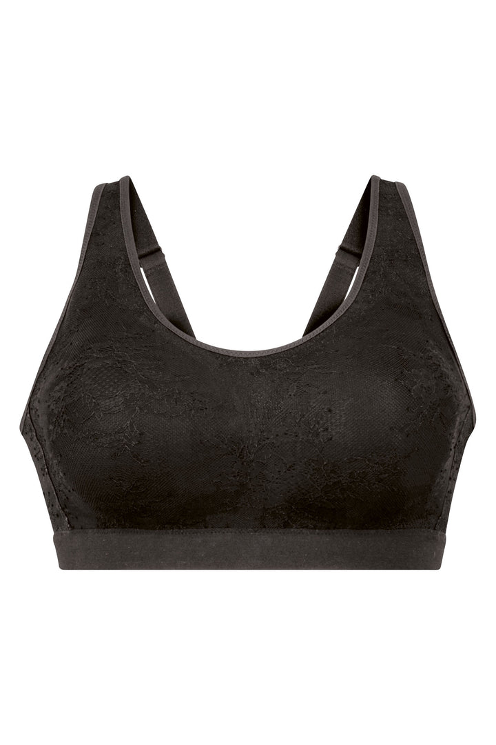 Anita Post Mastectomy Bralette Black 4700X 001 - Shirley Allum Boutique