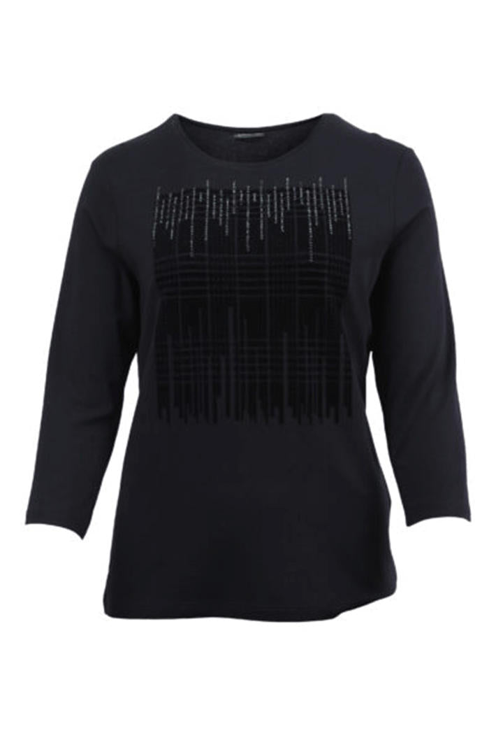 Barbara Lebek 15120002 Black Sequin Top