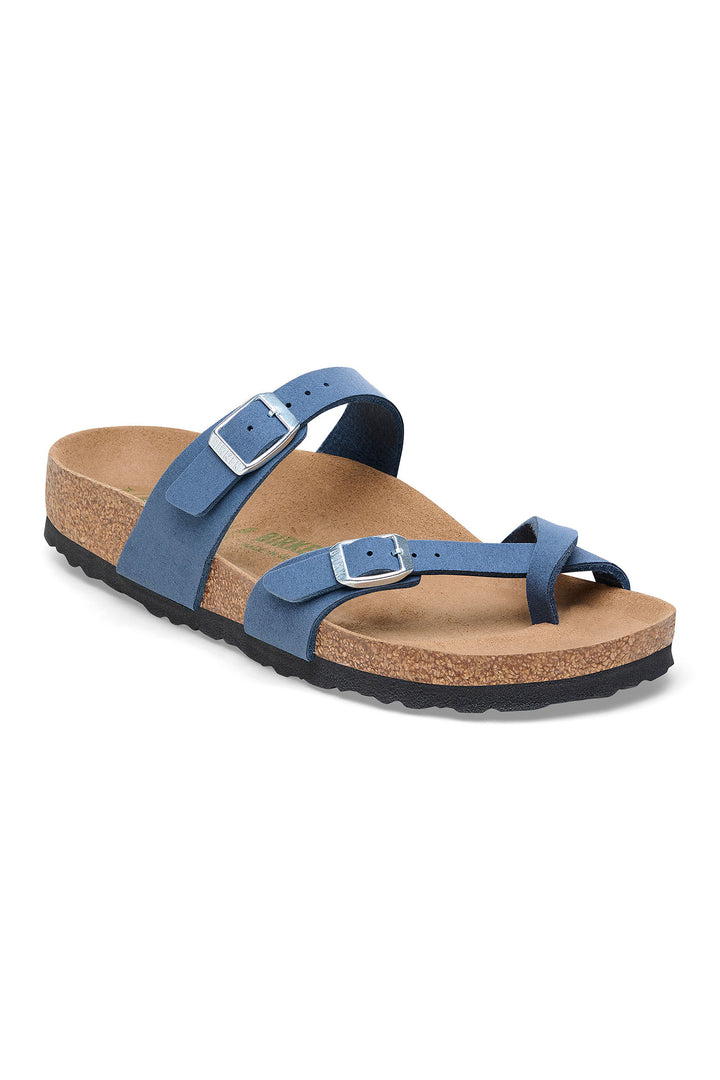 Birkenstock Mayari 1026663 Soft Birki Elemental Blue Vegan Thong Sandal - Shirley Allum Boutique