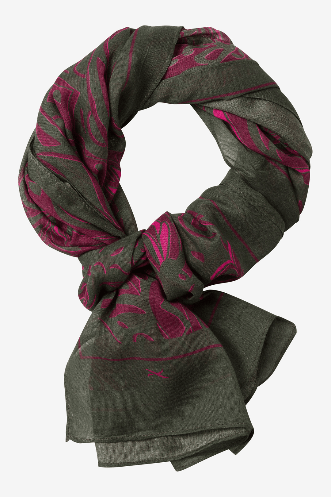 Brax Janine 33-5628 90190800 43 Cherry Red Scarf - Shirley Allum Boutique