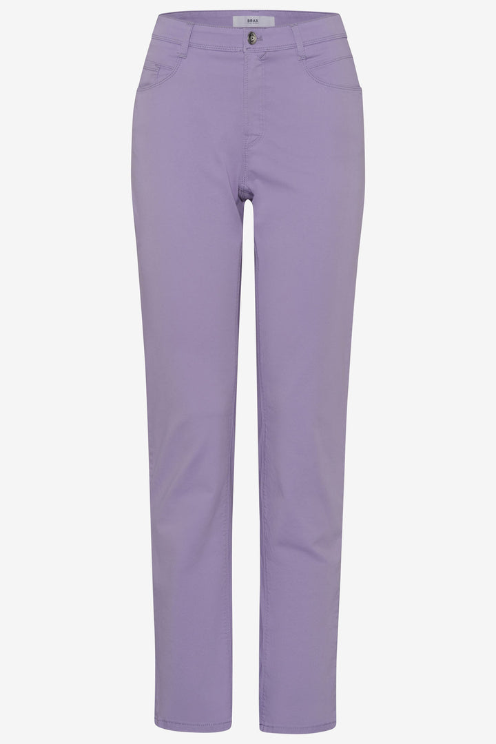 Brax Mary 711458 09859420 83 Pale Lilac Five Pocket Jeans - Shirley Allum Boutique