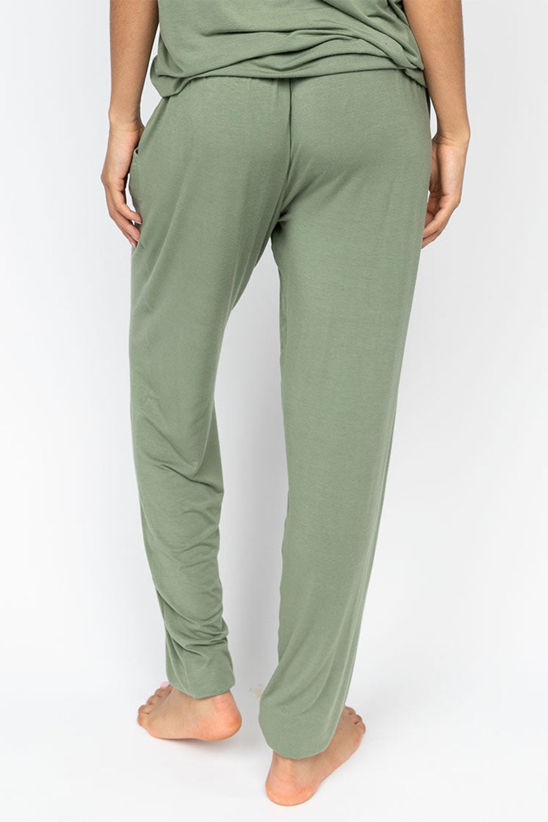 Cyberjammies Lea Pyjama Bottoms Sage Green Jersey 0701 - Shirley Allum Boutique