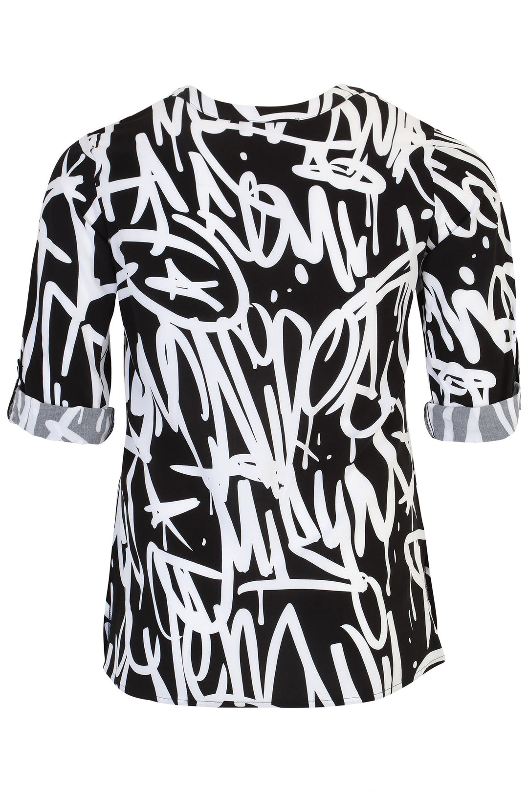 Doris Streich 266 122-91 Black And White Blouse