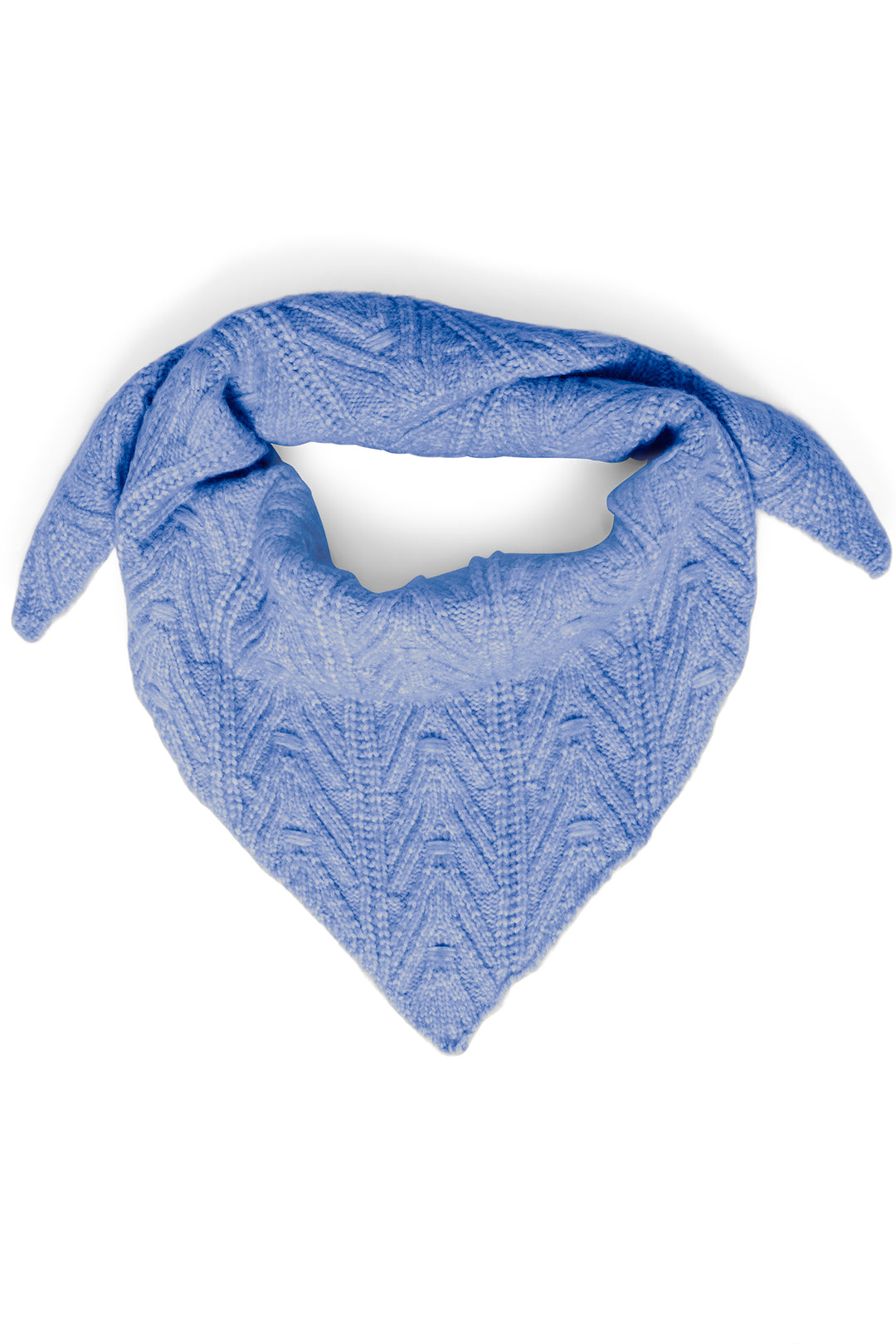 Ichi IAMynte Blue Yonder Knitted Neck Scarf 20124767 183937 - Shirley Allum Boutique