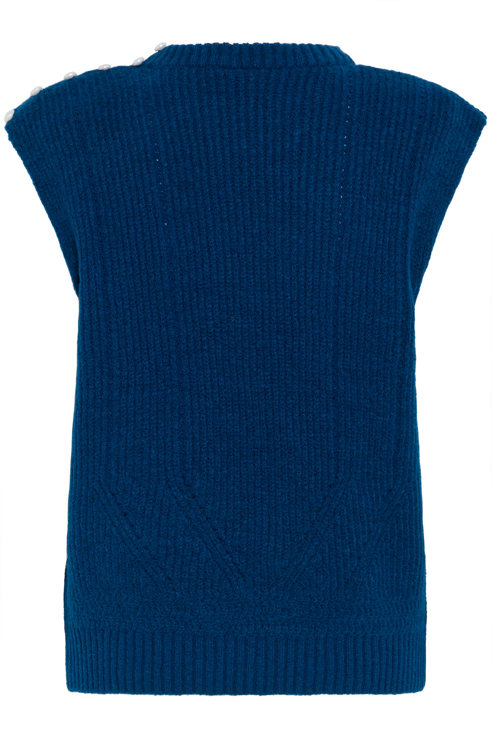 Ichi IHPovoke Navy Peony Tank Top Jumper 20124588 194029 - Shirley Allum Boutique