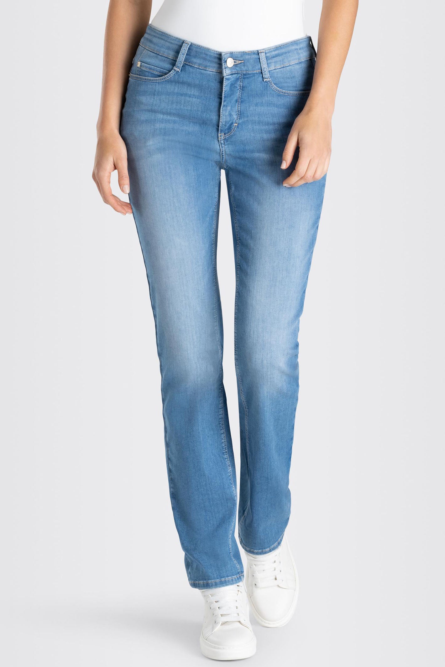 Mac 5401 90 0351L D289 Dream Simple Blue Washed Wonder Denim Jeans Shirley Allum Boutique