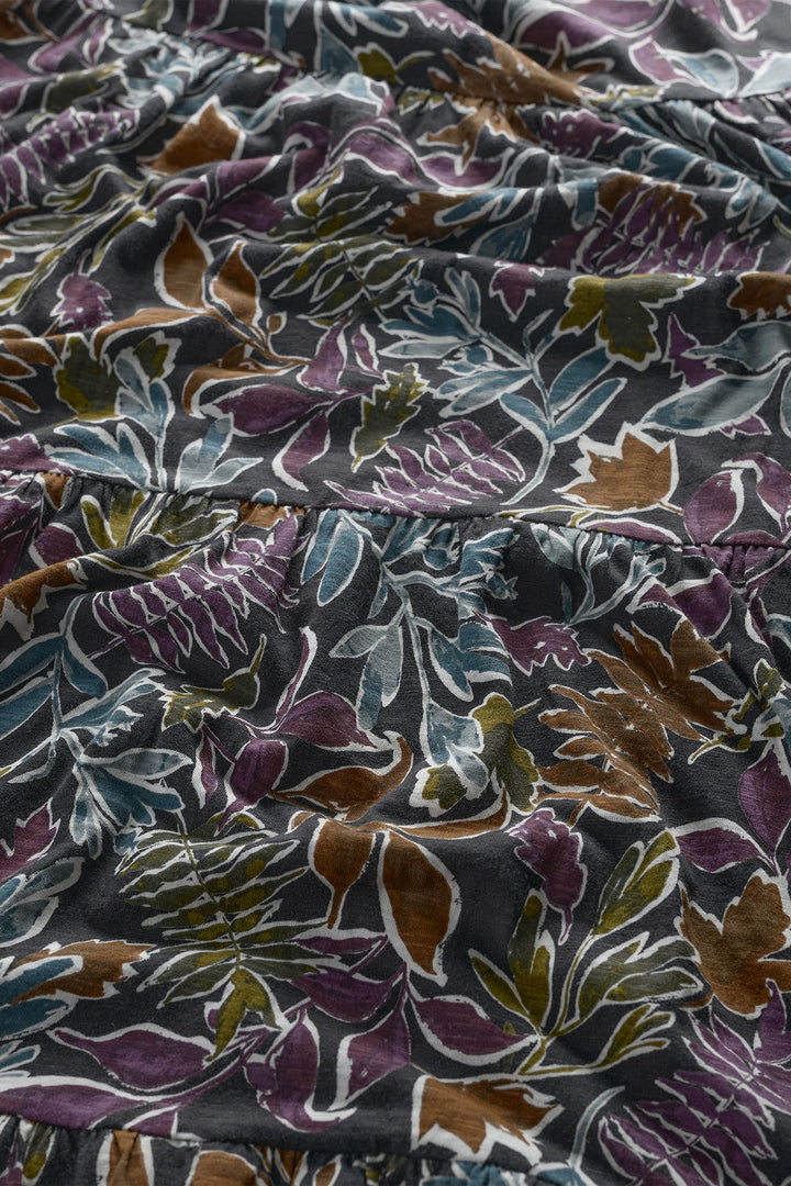 Seasalt Line Strokes Dress Regular Inked Foliage Onyx - Shirley Allum Boutique