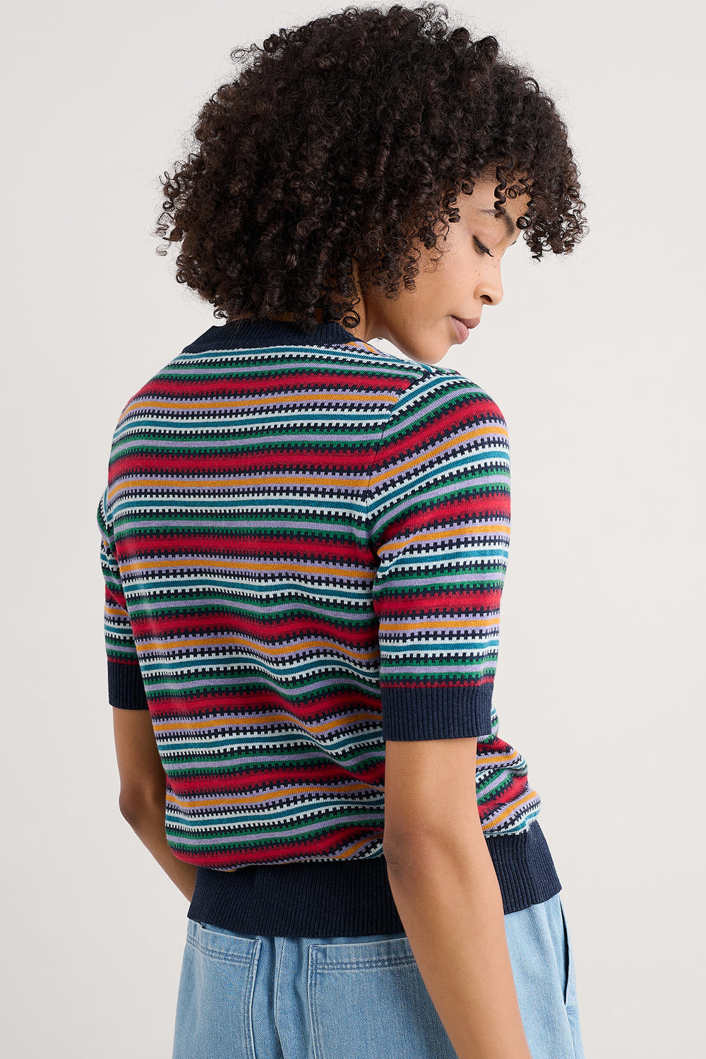 Seasalt Rock Bell Top Zig Zag Clover Maritime Multi WM36330R - Shirley Allum Boutique