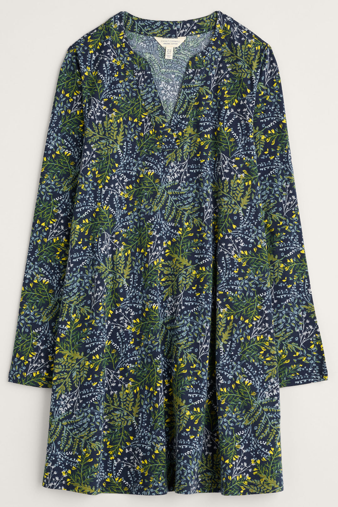 Seasalt Wreathe Tunic Pressed Fern Maritime - Shirley Allum Boutique