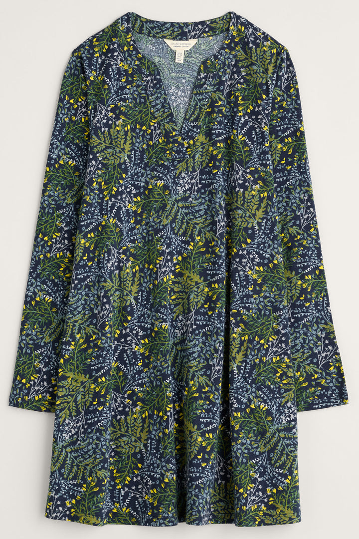 Seasalt Wreathe Tunic Pressed Fern Maritime - Shirley Allum Boutique