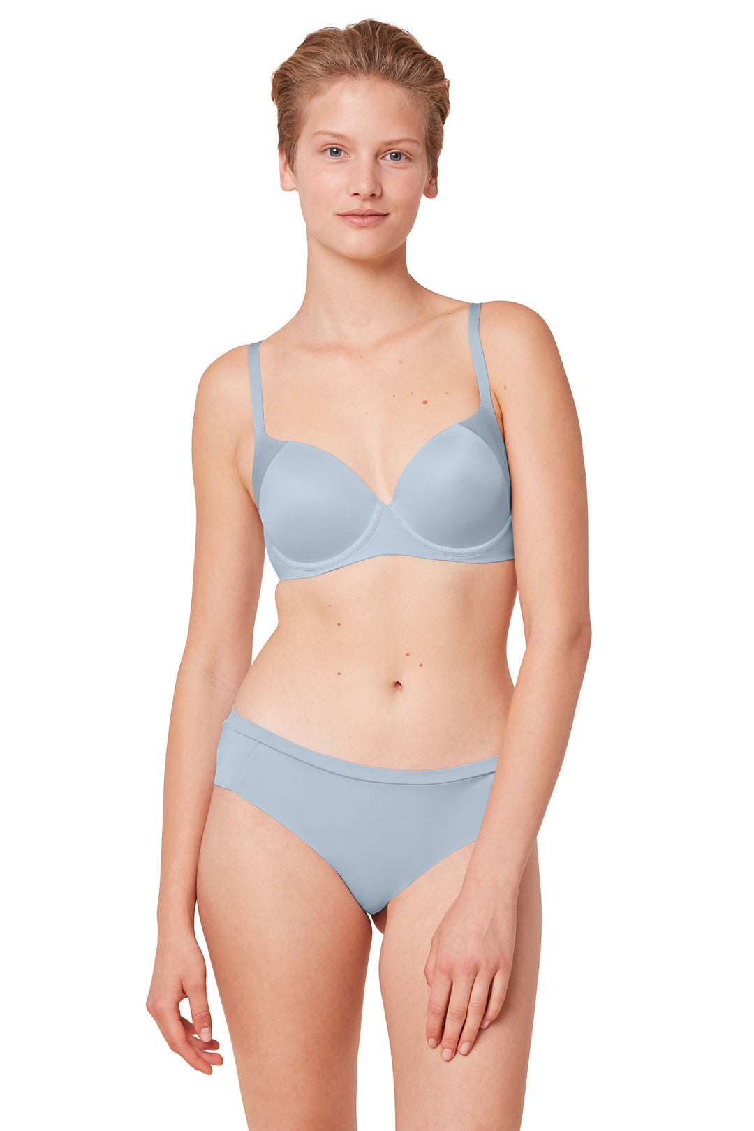 Triumph 10194318 00MB Fairy Blue Body Make-Up Soft Touch WP EX Bra - Shirley Allum Boutique