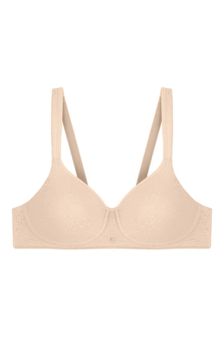Bestform 72477 Nude Moulded Lace Soft Bra - Shirley Allum Boutique