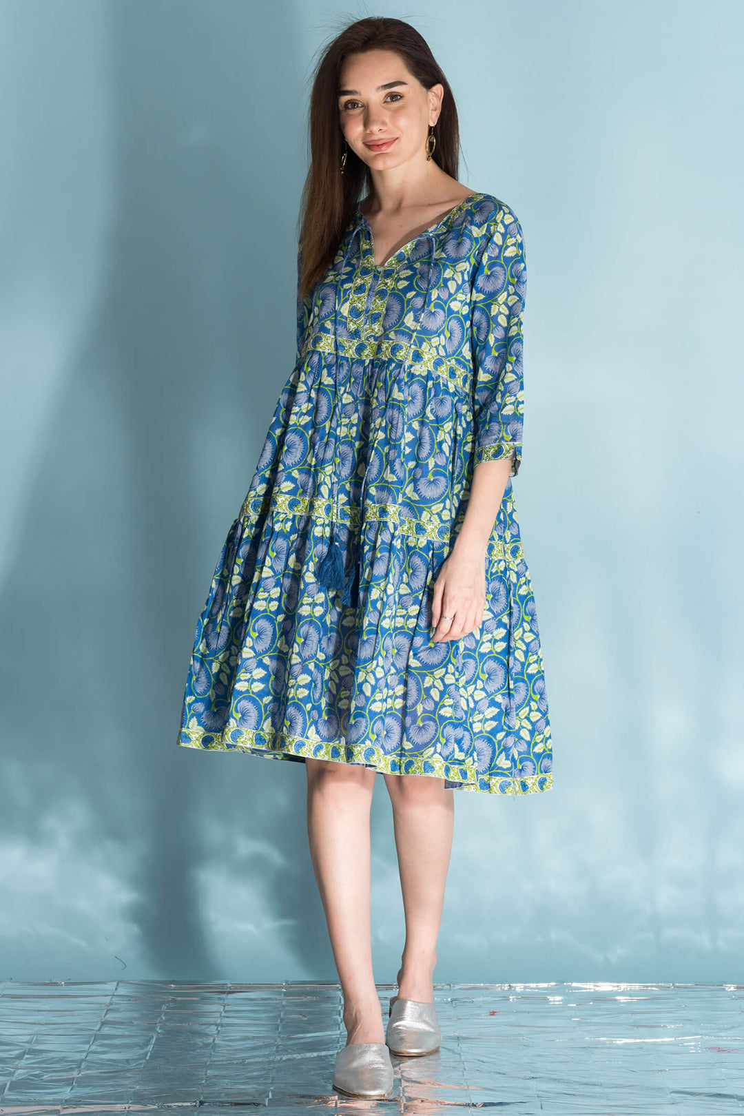 Dream Skipper AN634A Petunia Blue Dress - Shirley Allum Boutique