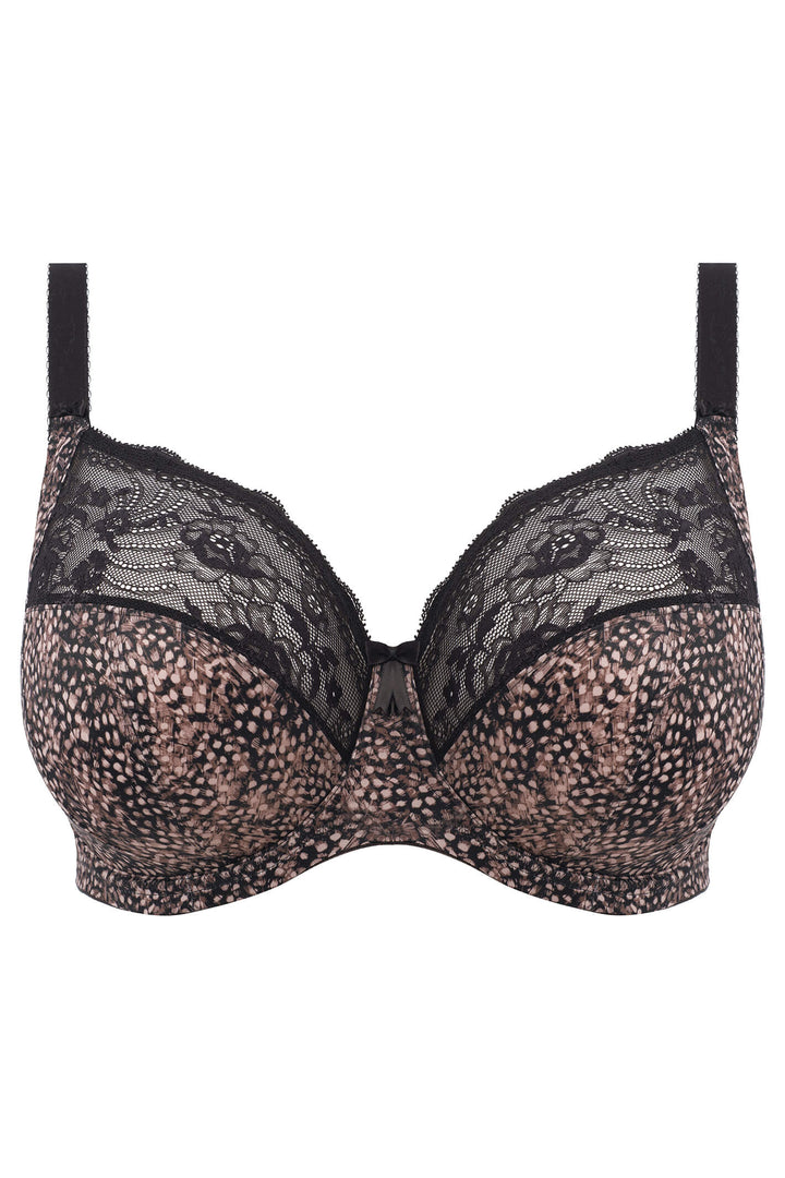 Elomi EL4110 EBY Morgan Ebony Stretch Banded Bra - Shirley Allum Boutique
