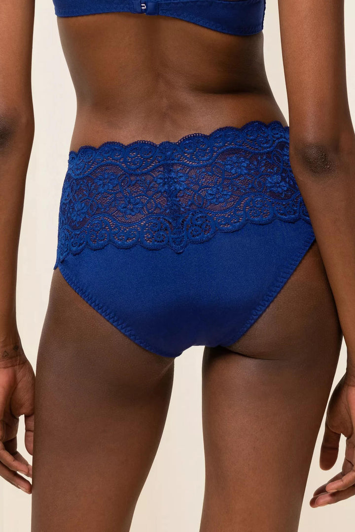 Triumph 10166772 6722 Amourette 300 Deep Water Navy Maxi Brief - Shirley Allum Boutique
