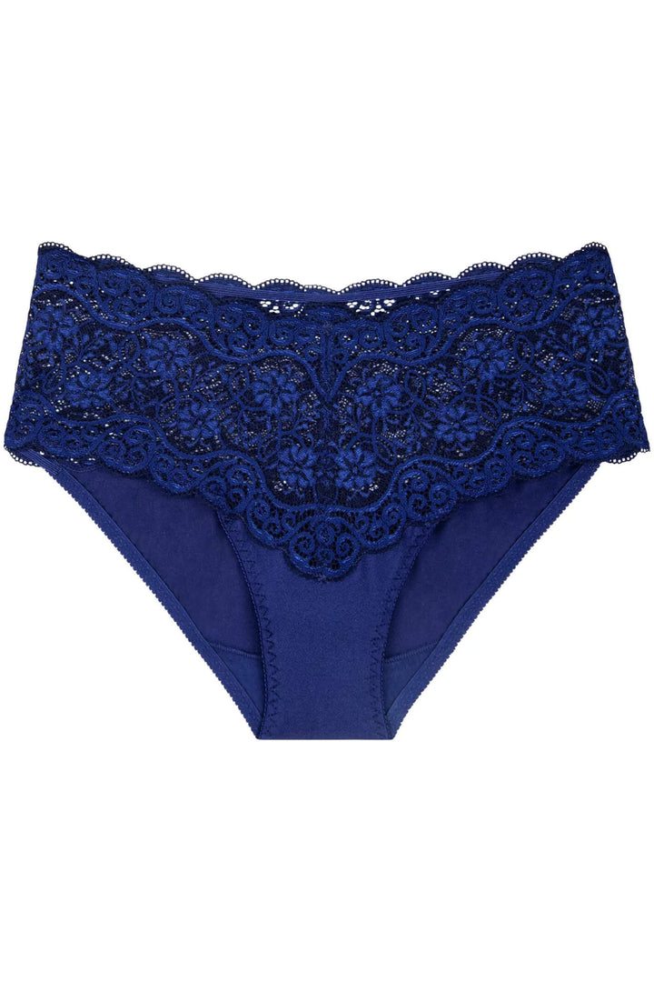 Triumph 10166772 6722 Amourette 300 Deep Water Navy Maxi Brief - Shirley Allum Boutique