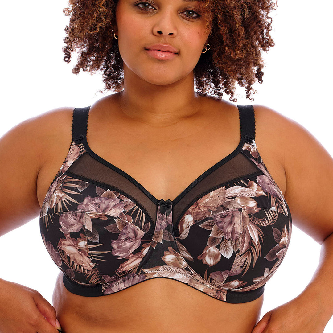 Goddess Kayla Dark Tropical underwired bra at Shirley Allum Boutique