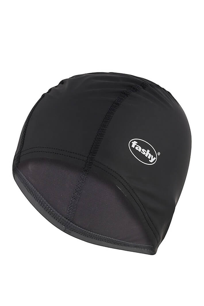 Fashy Black Swimming Hat at Shirley Allum