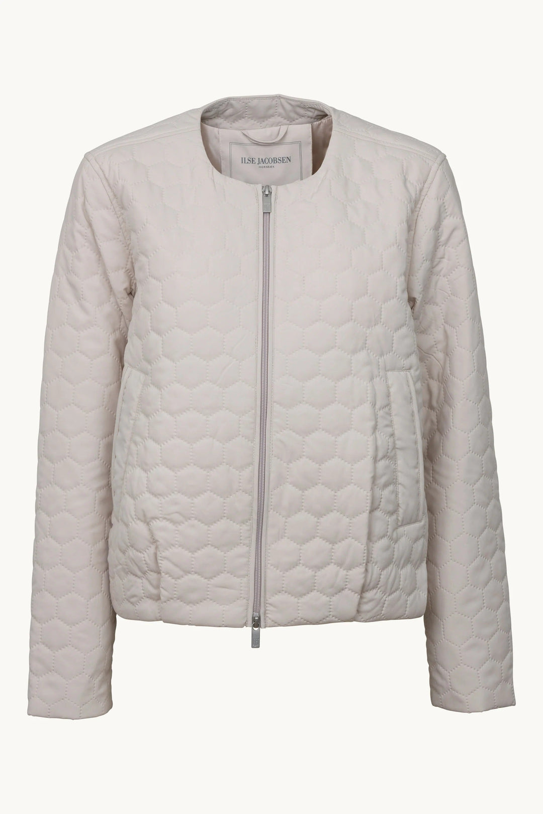Ilse Jacobsen Kit Cream Quilted Jacket at Shirley Allum