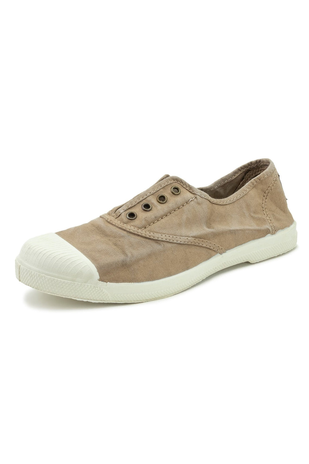 Natural World Old Lavanda Beige Plimsolls at Shirley Allum