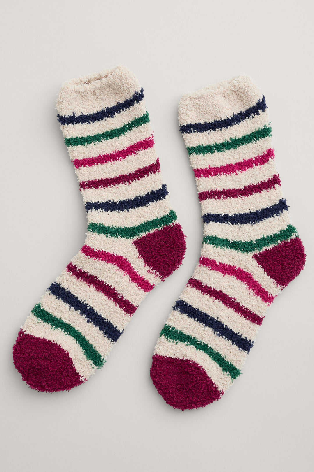Seasalt Fluffies Aran Coulis Socks at Shirley Allum