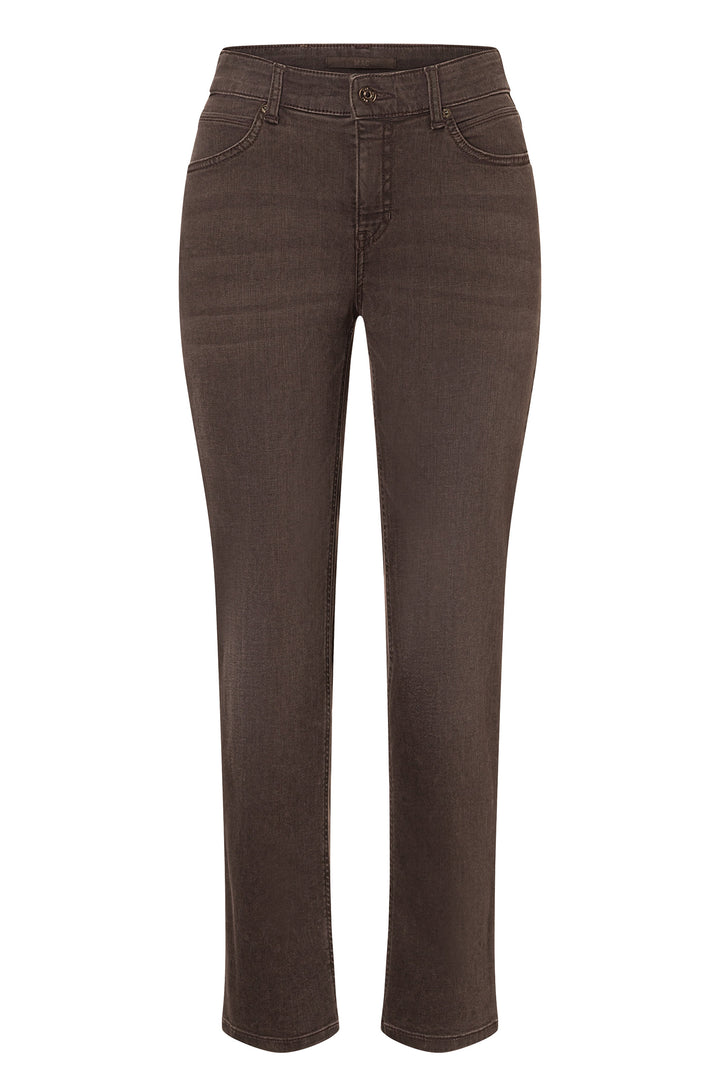Mac Melanie Brown Stone Wash Authentic Stretch Denim Jeans 30L 5040-90-0387L D701, front packshot