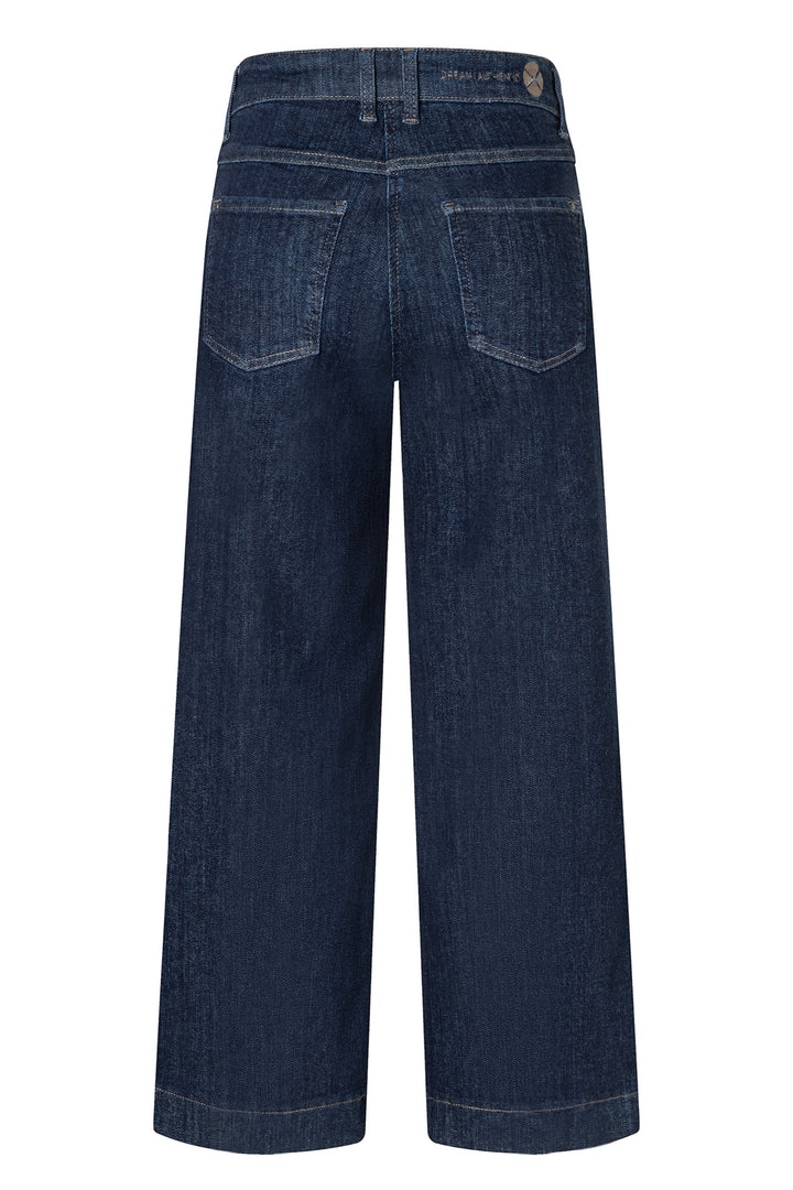 Mac Dream Culotte Pocket Fashion Rinsed Authentic Mega Flex Blue Jeans 27L 5400-90-0358L D683