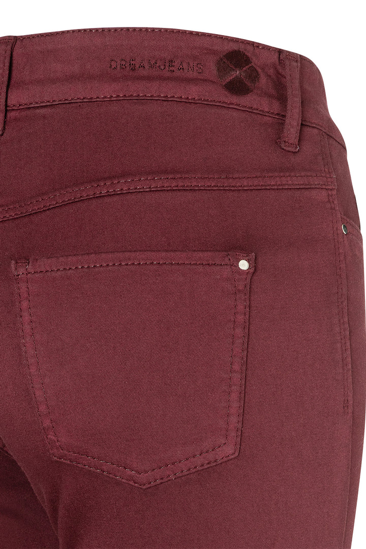 Mac Dream Bordeaux Red Denim Jeans 30L 5401-00-0355L 480R