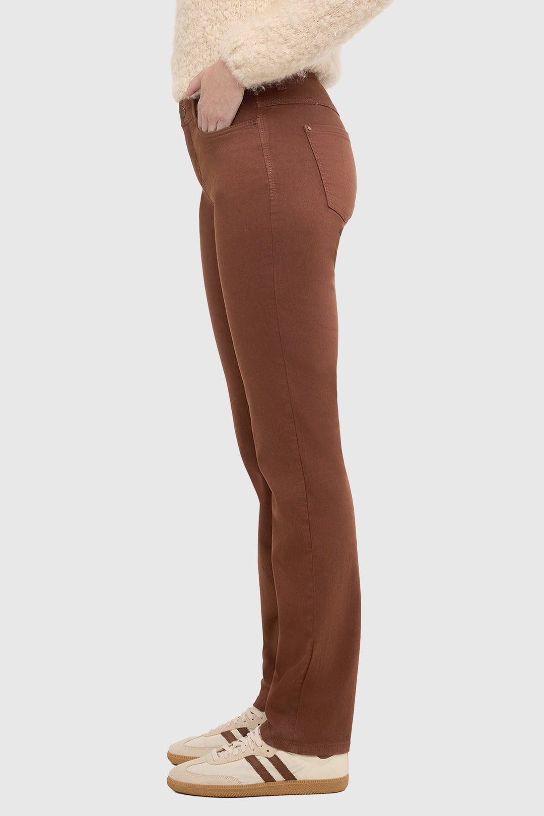Mac Dream Bison Brown Denim Jeans 30L 5401-00-0355-277R