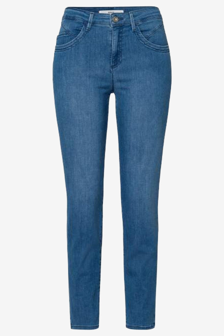 Brax Jeans Shakira Clean Blue 76-7028 09938420 24 - Shirley Allum Boutique