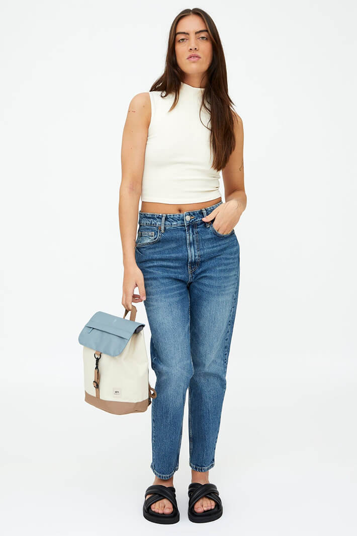 Lefrik Scout Mini Sorrolla Block Beige Backpack Bag - Shirley Allum Boutique