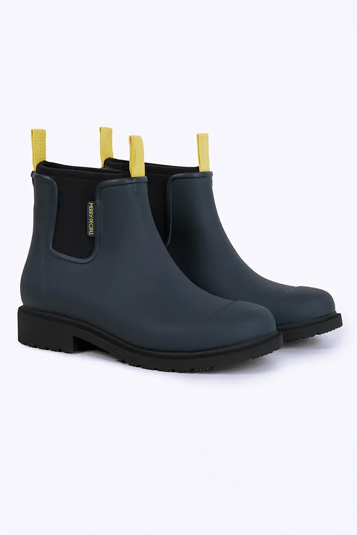 Merry People Bobbi Midnight Blue Short Wellington Boots