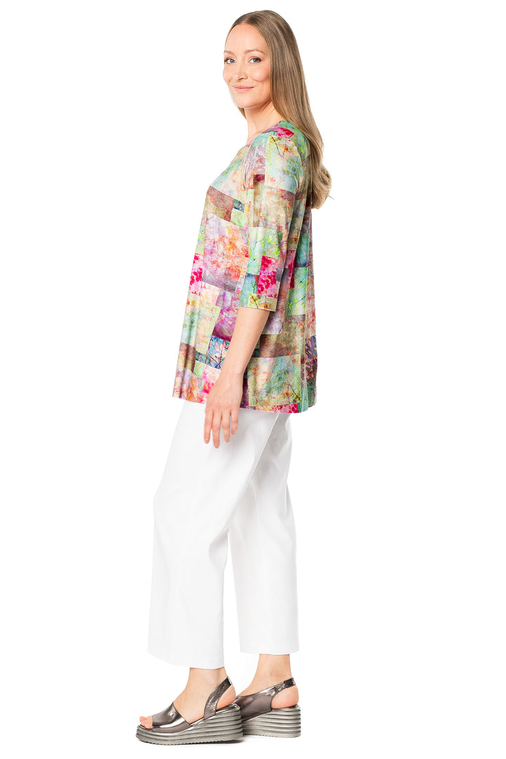 Aino Alma Multicolour Niramaru Print Top