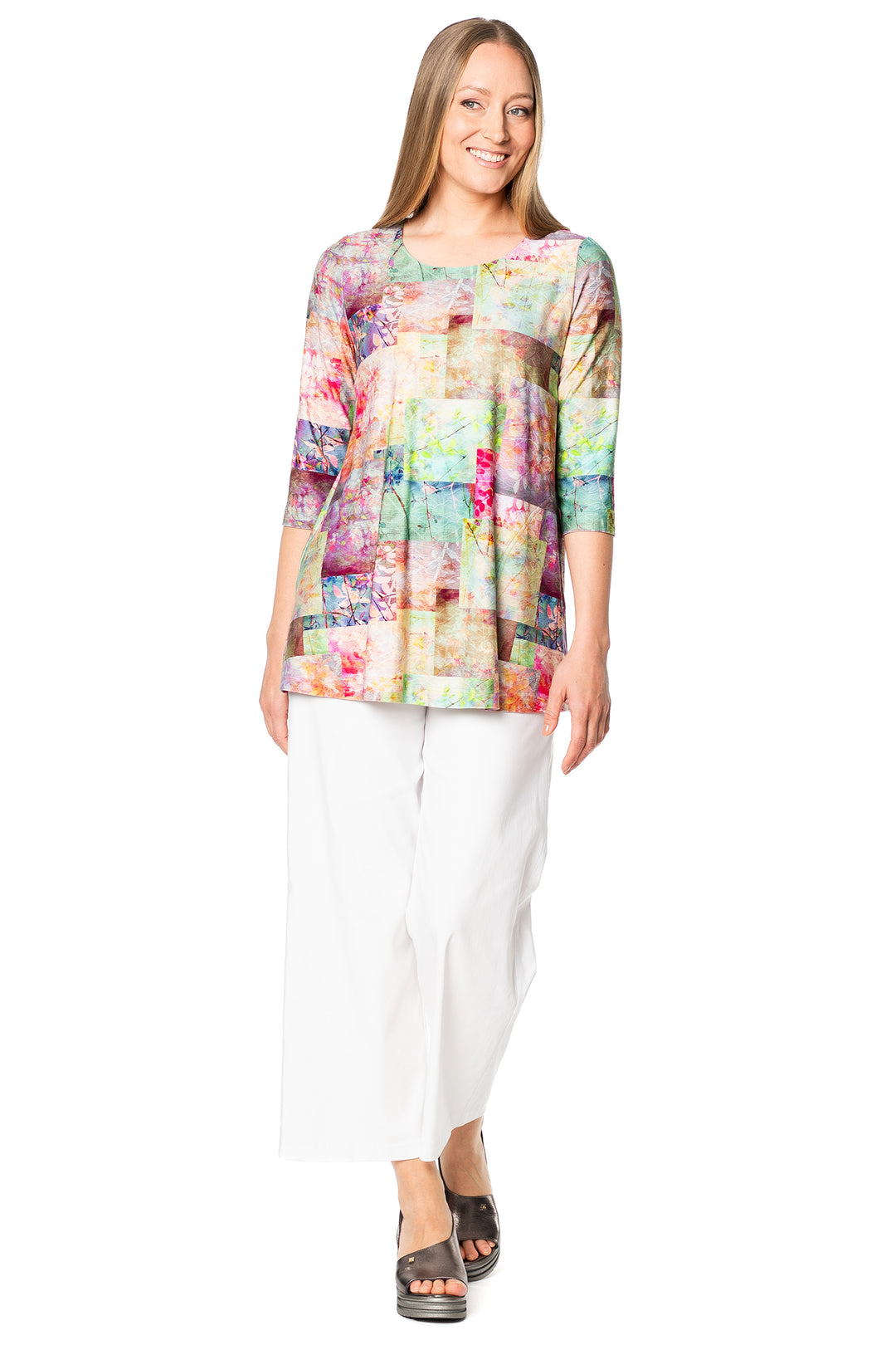 Aino Alma Multicolour Niramaru Print Top