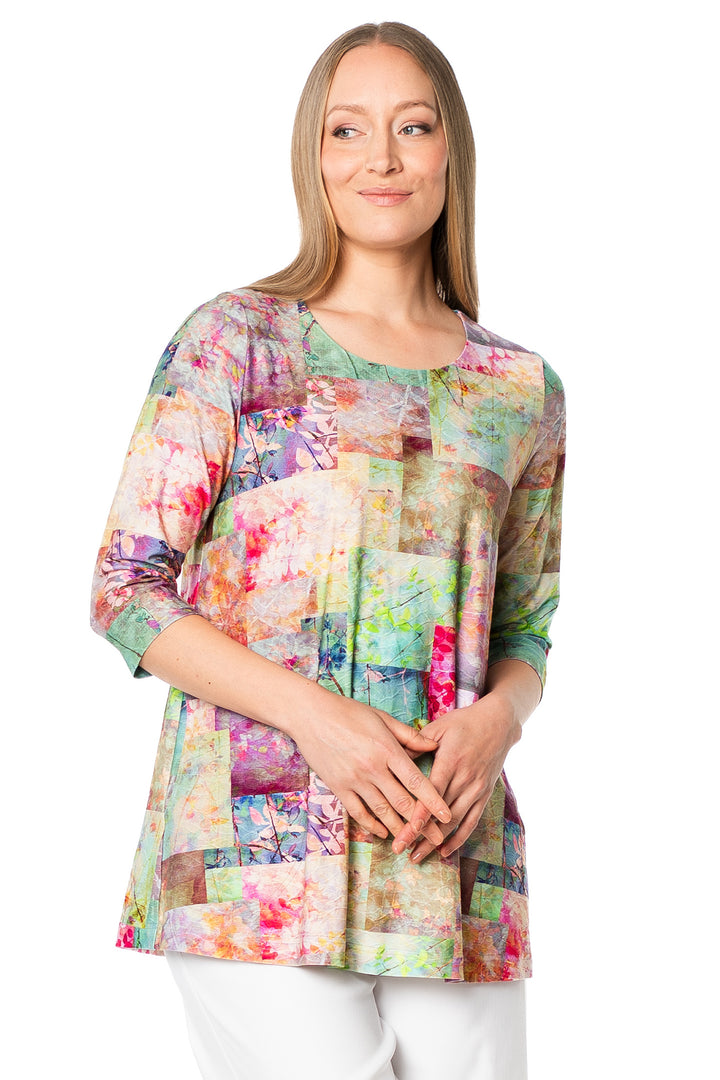 Aino Alma Multicolour Niramaru Print Top