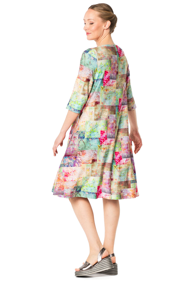 Aino Fiorina Multicolour Niramaru Print Dress