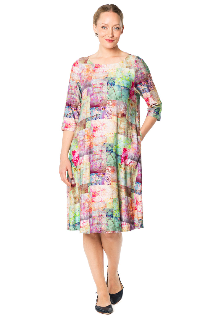 Aino Fiorina Multicolour Niramaru Print Dress