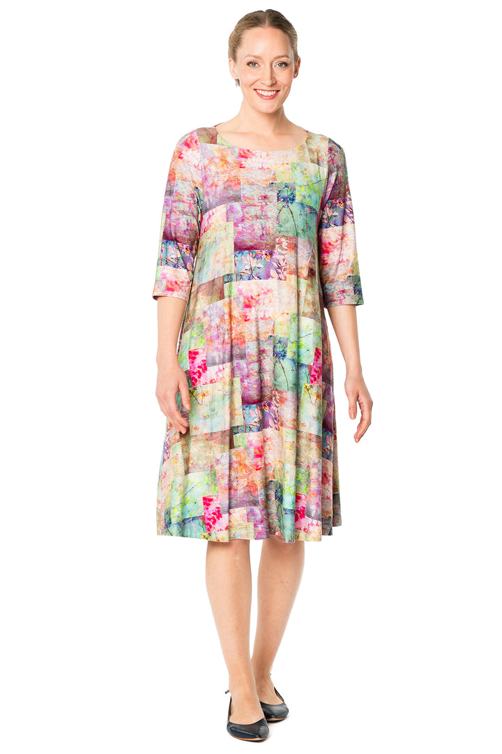 Aino Fiorina Multicolour Niramaru Print Dress