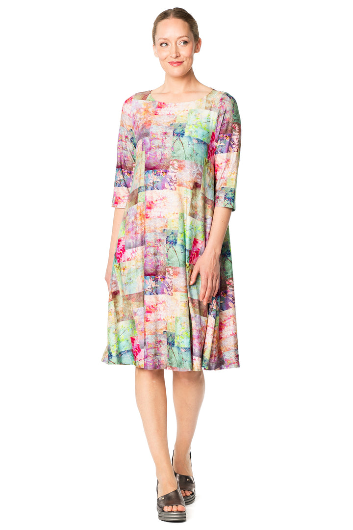 Aino Fiorina Multicolour Niramaru Print Dress