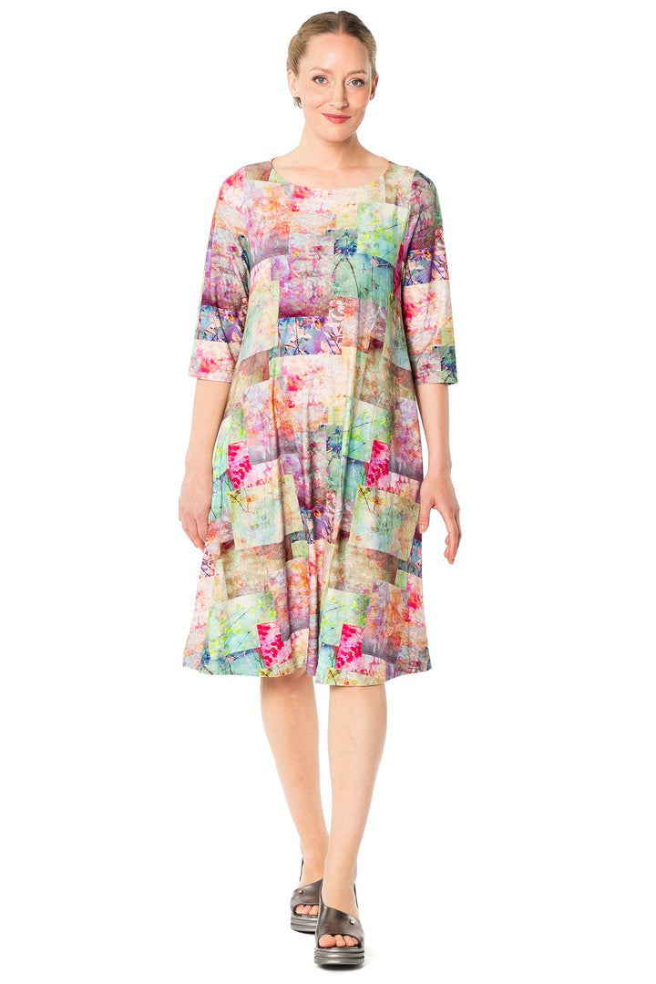 Aino Fiorina Multicolour Niramaru Print Dress