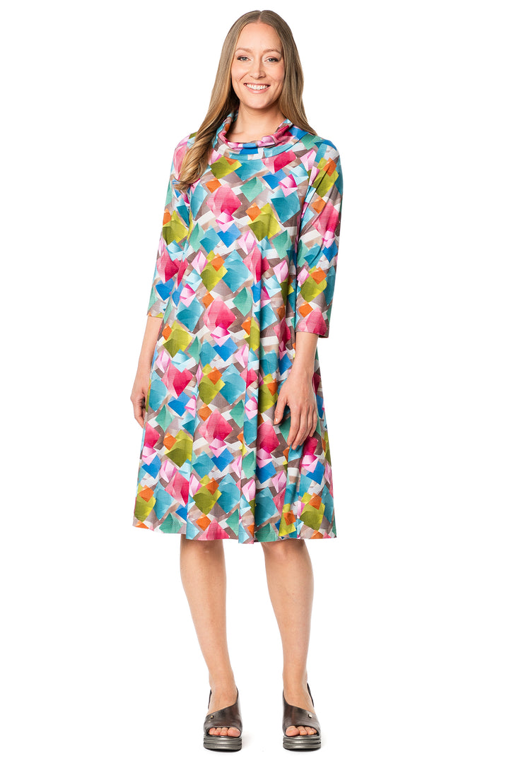 Aino Delia Multicolour Cometas Print Dress