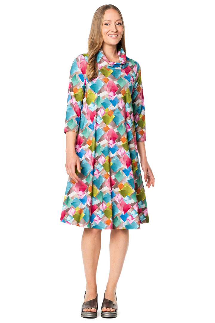 Aino Delia Multicolour Cometas Print Dress