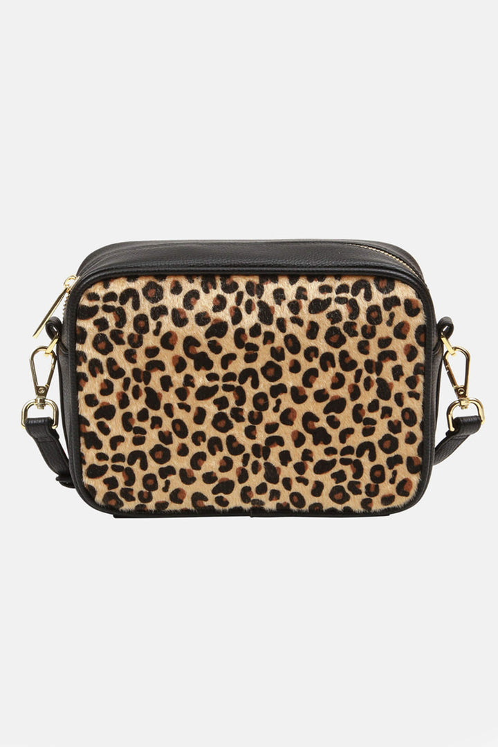 Alice Wheeler AW5713 Leopard Camera Cross Body Bag - Shirley Allum Boutique