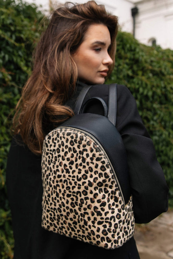 Alice Wheeler AW5714 Leopard Richmond Backpack - Shirley Allum Boutique