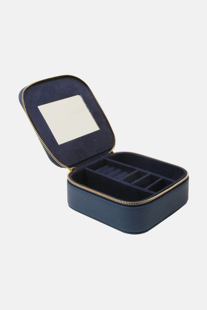 Alice Wheeler AW5717 Navy Jewellery Box - Shirley Allum Boutique