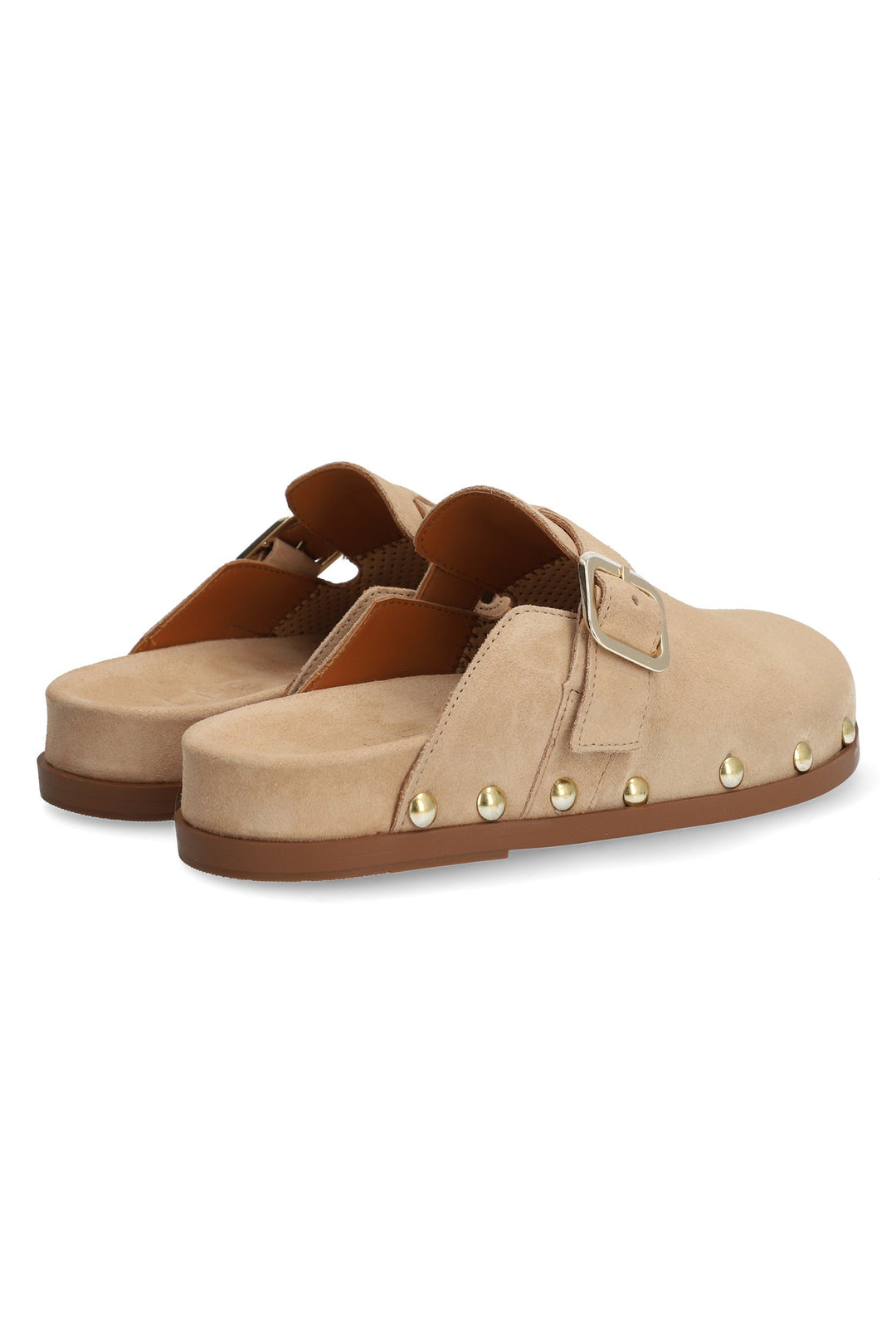 Alpe 5395 11 15 Apricot Suede Slip On Mule Clogs