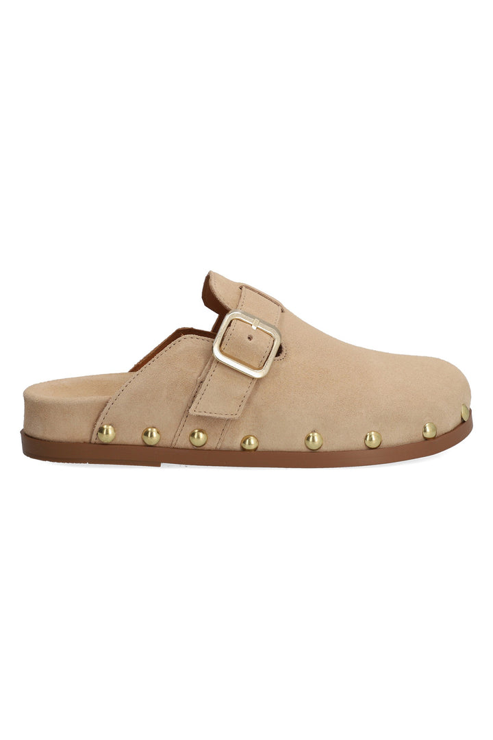 Alpe 5395 11 15 Apricot Suede Slip On Mule Clogs