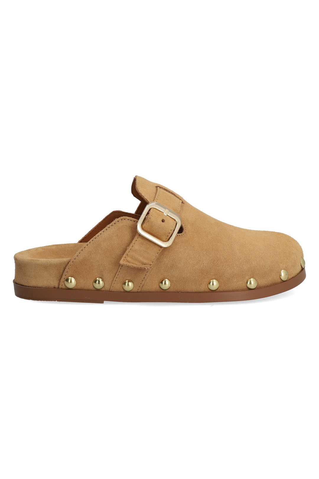 Alpe 5395 11 60 Camel Suede Slip On Mule Clogs