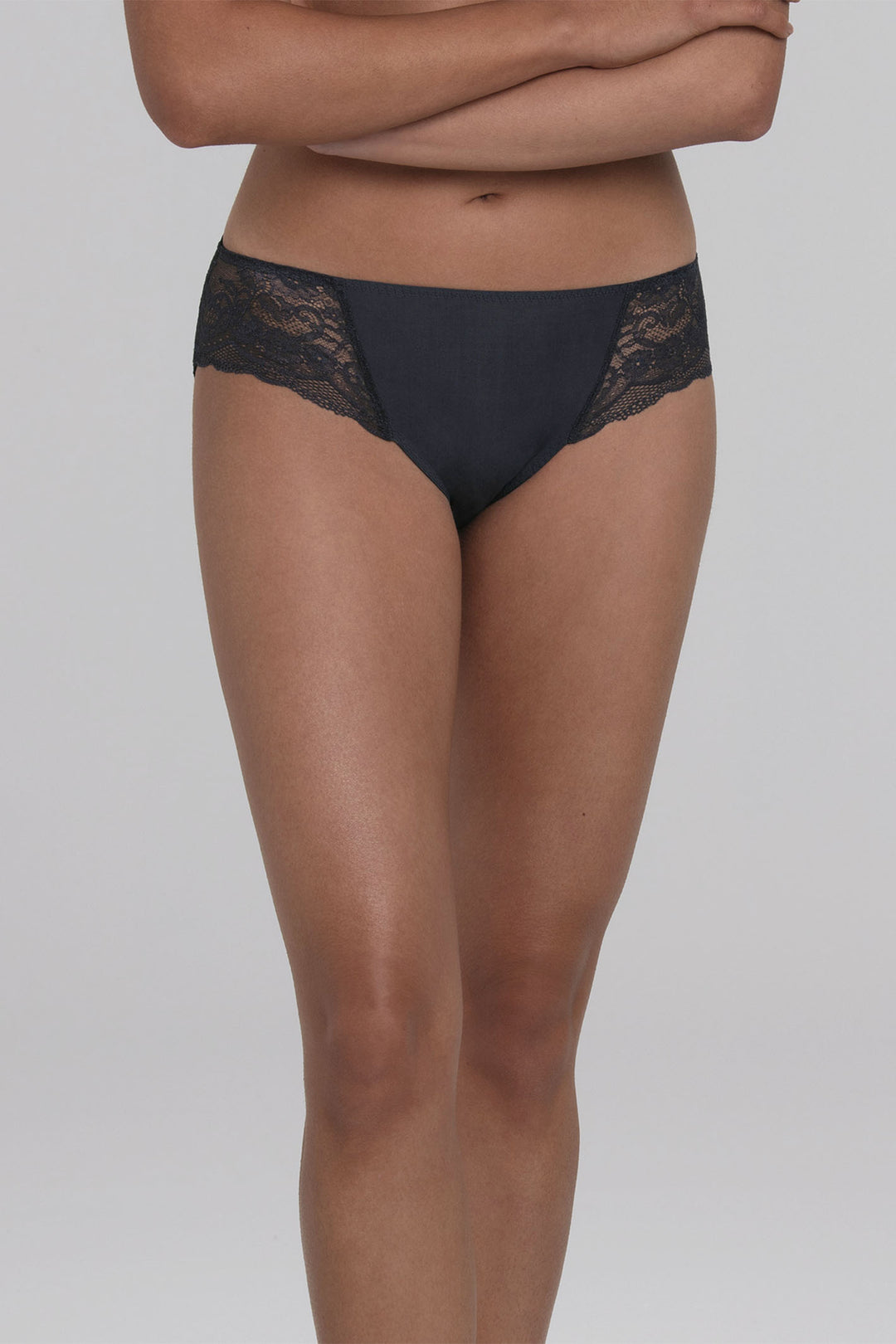Anita 1351 463 Dalia Shadow Blue High Waist Brief - Shirley Allum Boutique